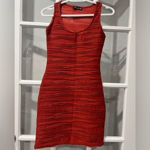 Women red dress